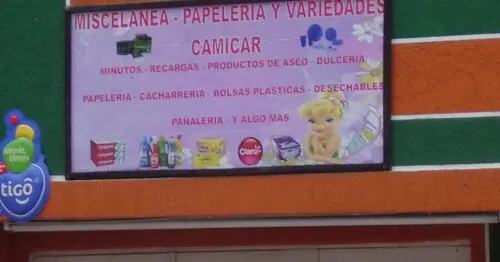 MISCELANEA  PAPELERIA  VARIEDADES CAMICAR
